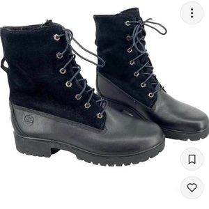 Timberland Snow Jayne Teddy suede Fleece
Fold Down Waterproof BOOTS Alsgk a4019